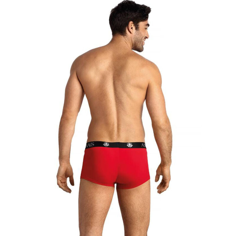 ANAIS MEN SOUL BOXER XL i röd mikrofiber med svart kant