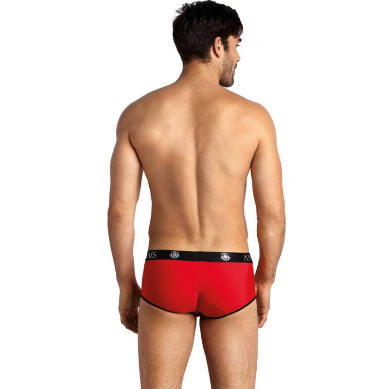 ANAIS MEN - SOUL BRIEF XL i röd mikrofiber