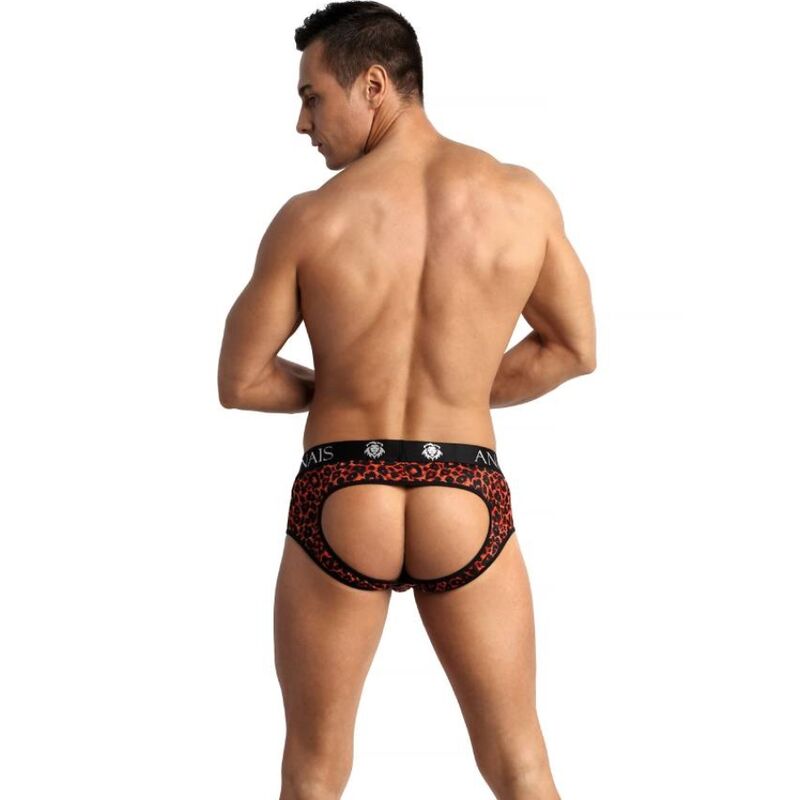 ANAIS MEN Tribal Jock Bikini XL i röd mikrofiber