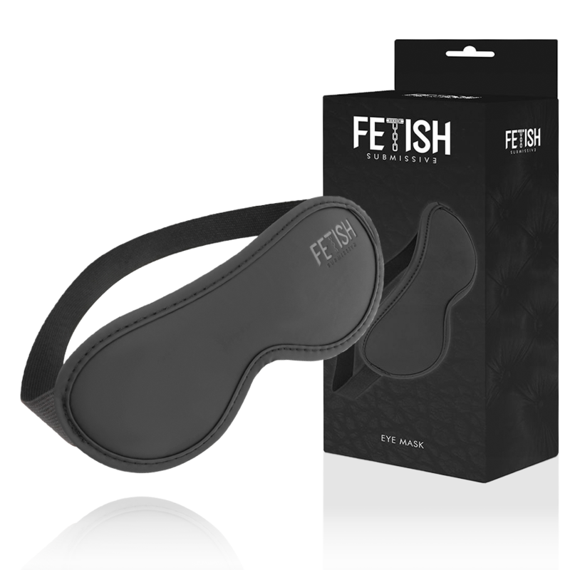 FETISH SUBMISSIVE - VEGANSK LÄDERMASK II MED NOPREN-FODER