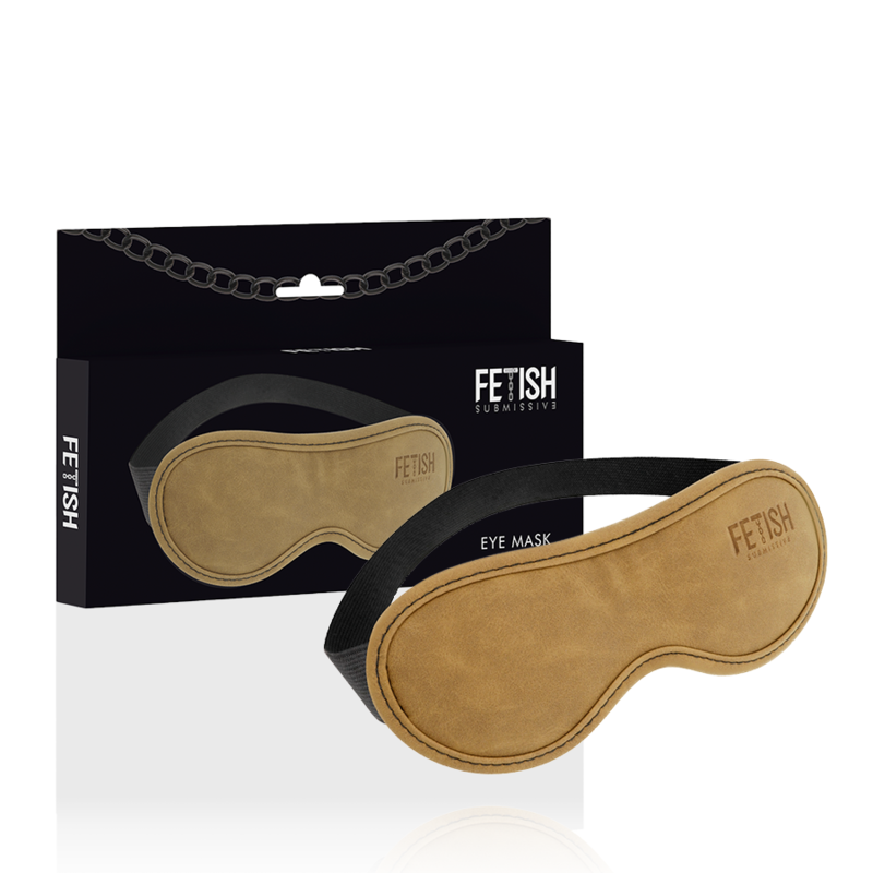 FETISH SUBMISSIVE ORIGEN - VEGANSK LÄDERMASK MED NEOPREN FODER