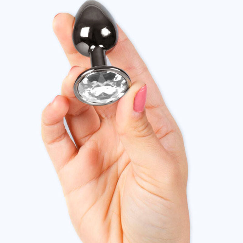 SECRETPLAY - GUNMETAL BUTTPLUG LITEN 7 CM