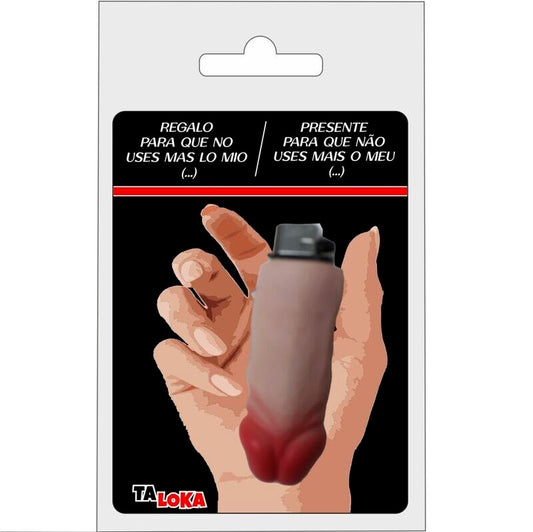 Tändare i form av en köttfärgad penis