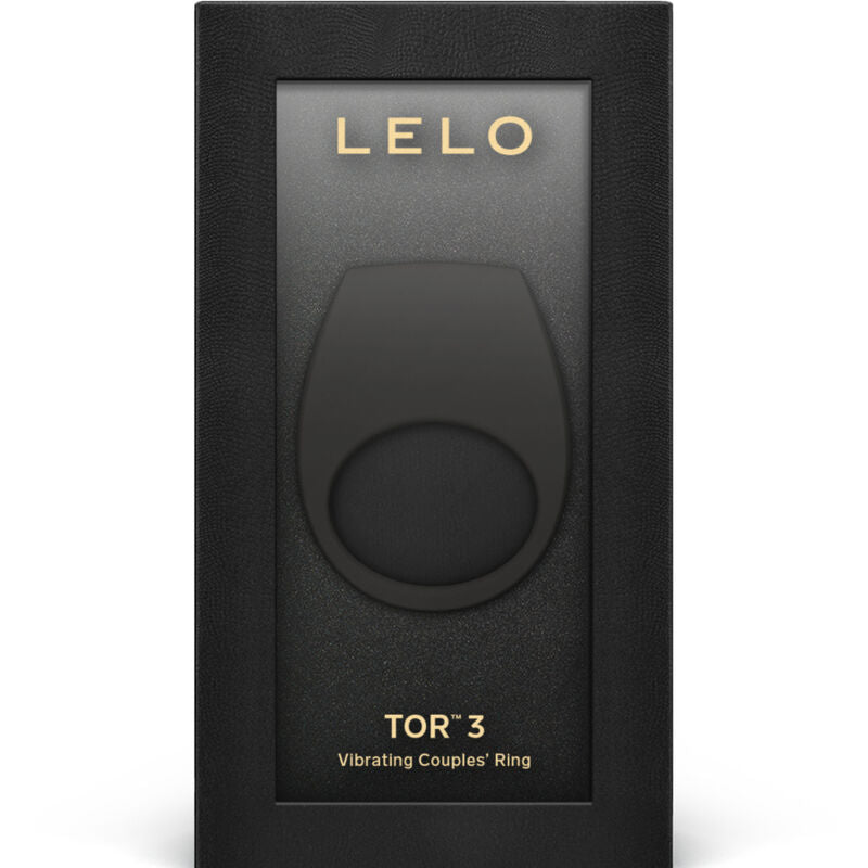 LELO TOR 3 svart vibrerande ring för par