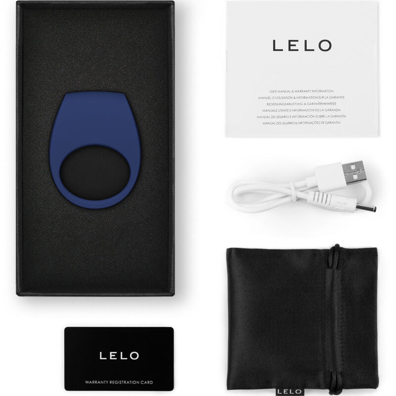 LELO TOR 3 vibrerande ring blå