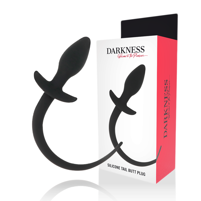 DARKNESS - ANAL PLUG 28 CM SVART SILIKON