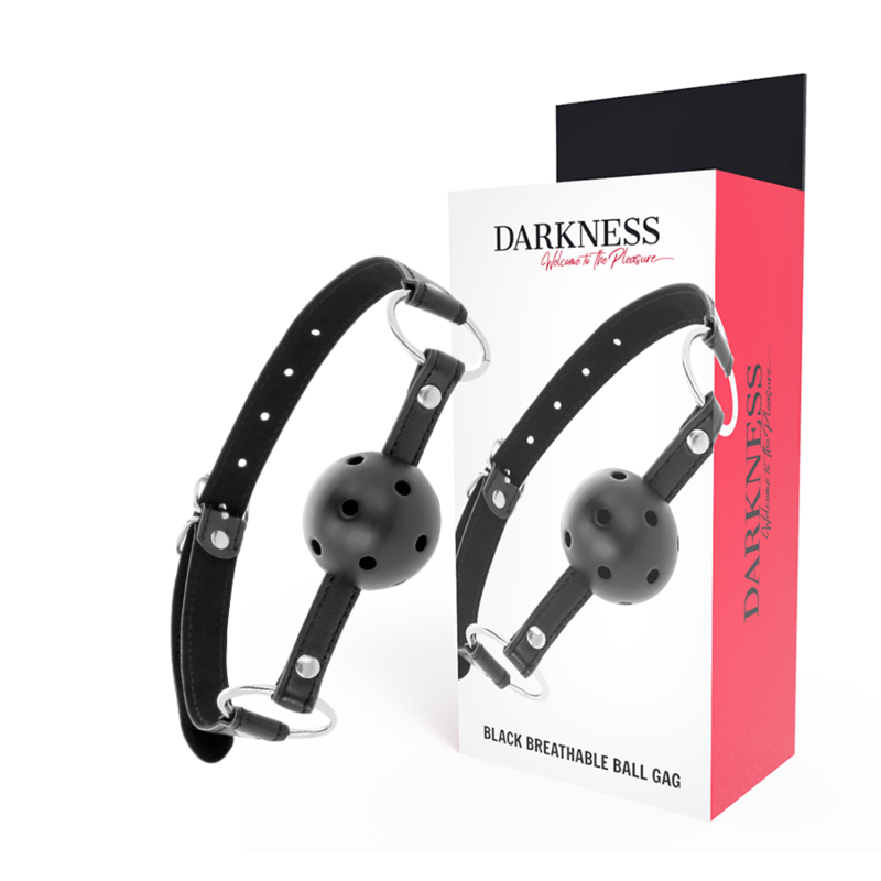DARKNESS - Svart Andningsbar Ballgag