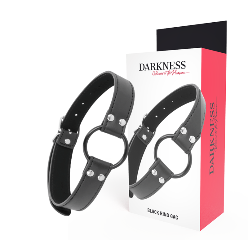 DARKNESS - Gag med ringdiameter 3,6 cm