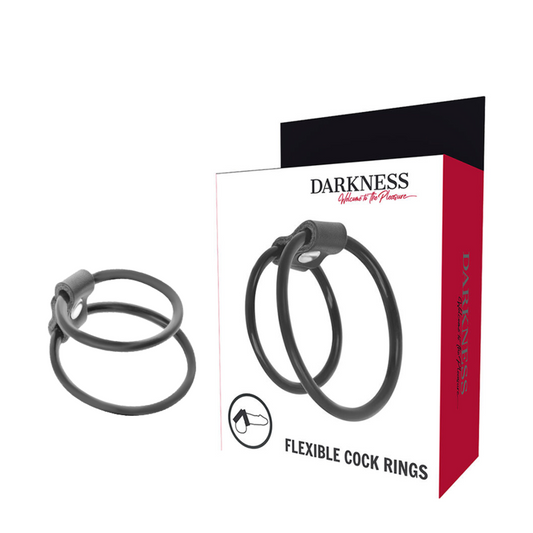 DARKNESS förstärkande duo penisringar