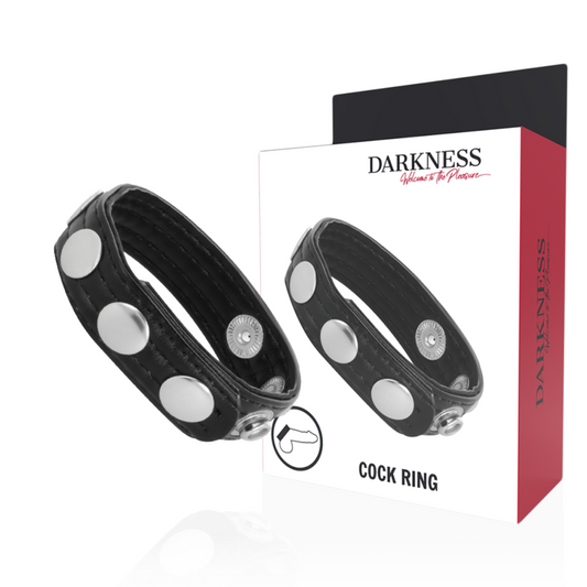 DARKNESS läder erektion ring