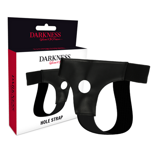 DARKNESS - Selen med hål, one size