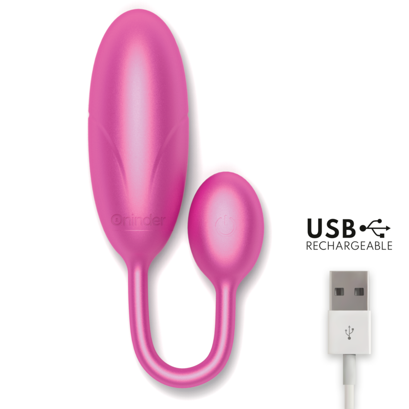 ONINDER Denver vibrerande ägg rosa 7 x 2,7 cm