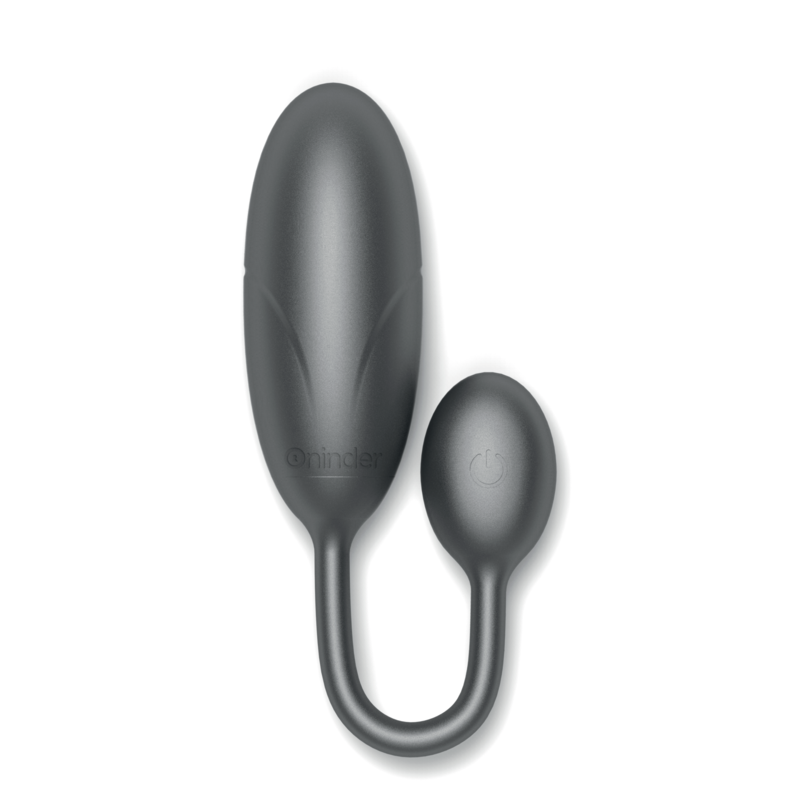 ONINDER Denver vibrerande ägg svart 7 x 2,7 cm