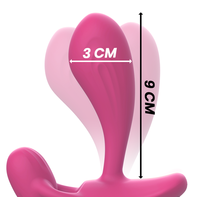 INTENSE - SHELLY PLUG ANAL FJÄRRKONTROLL ROSA