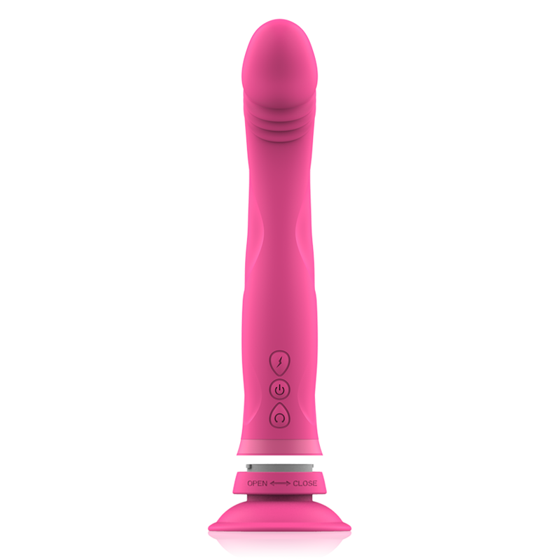 Intense™ Michelangelo pink silikon vibrator dildo