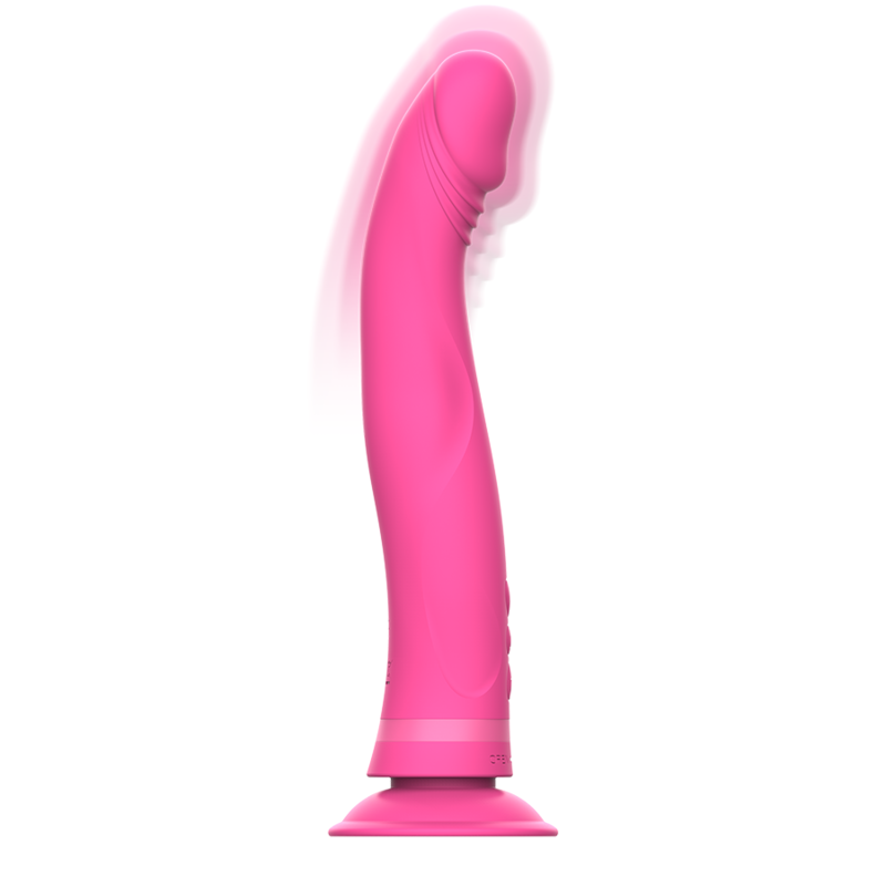 Intense™ Michelangelo pink silikon vibrator dildo