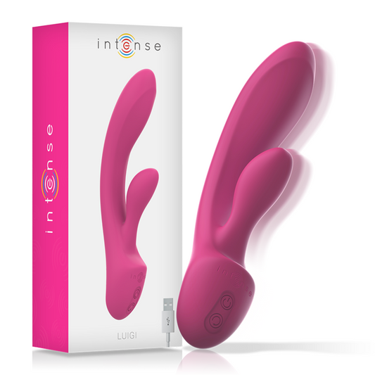 Intense Luigi Rabbit Vibrator i rosa flytande silikon