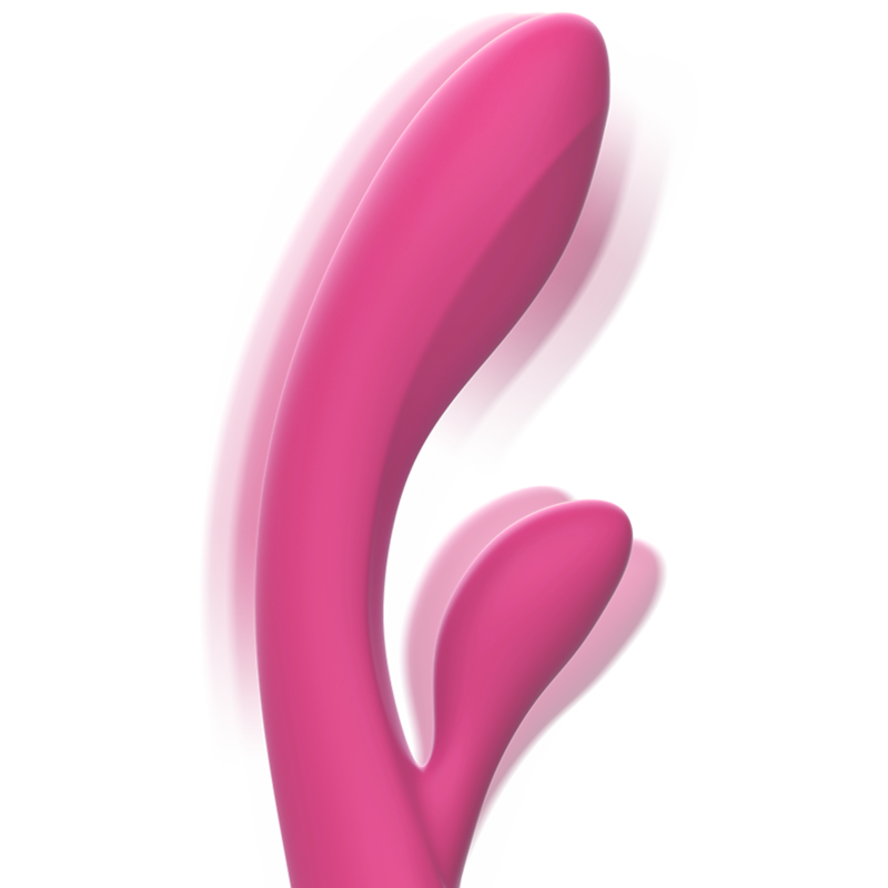 Intense Luigi Rabbit Vibrator i rosa flytande silikon