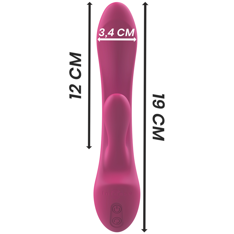 Intense Luigi Rabbit Vibrator i rosa flytande silikon