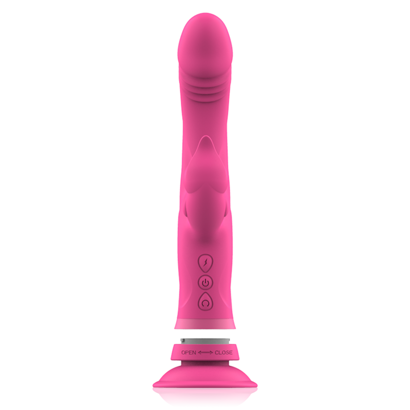 Intense™ Julio Rabbit Vibrator i rosa silikon