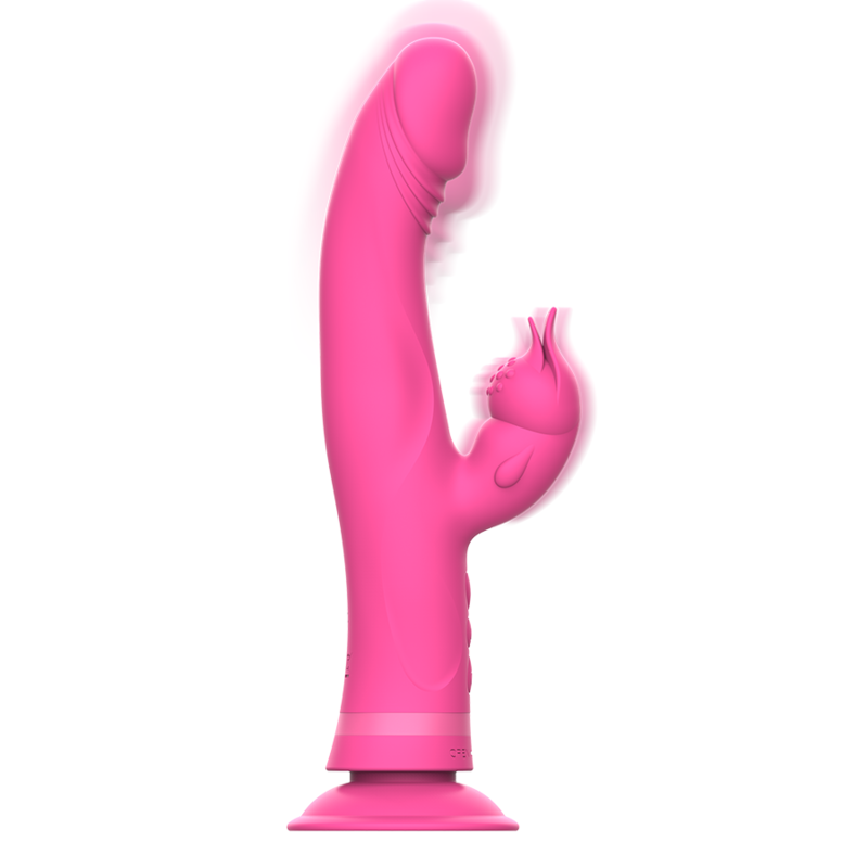 Intense™ Julio Rabbit Vibrator i rosa silikon
