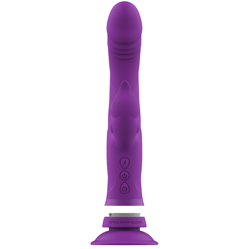 Intense Casanova Rabbit silikonvibrator med tre motorer i lila