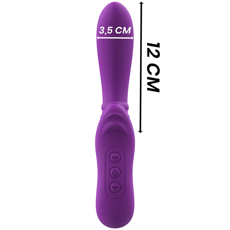 Intense Harry flexibel vibrator med lila tungspets