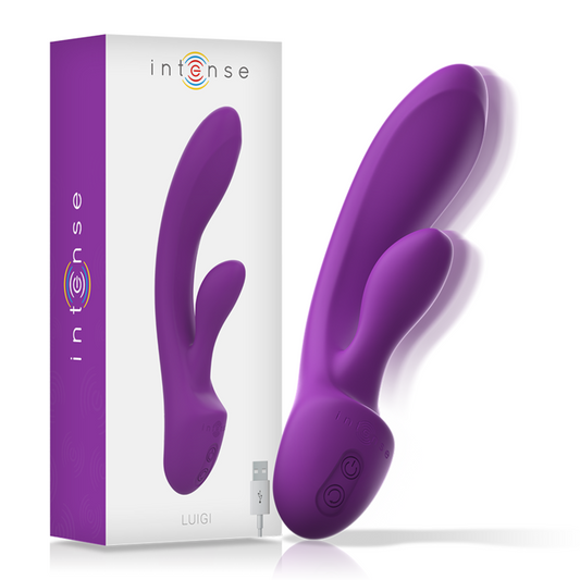 Intense Luigi Rabbit Vibrator i lila flytande silikon