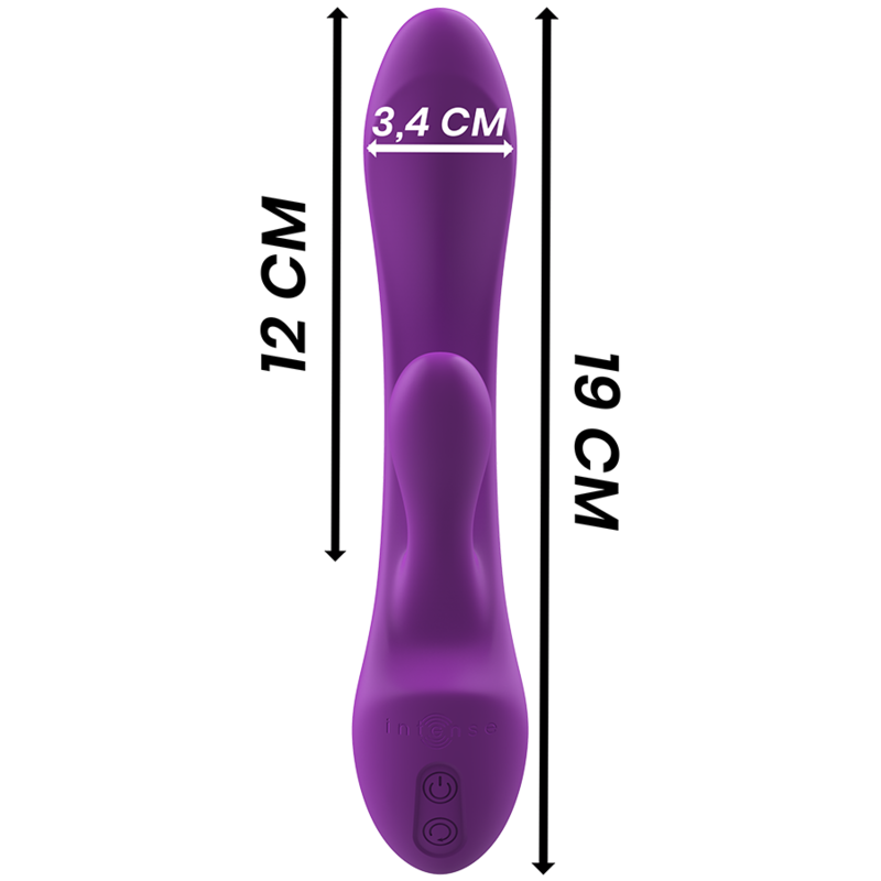 Intense Luigi Rabbit Vibrator i lila flytande silikon
