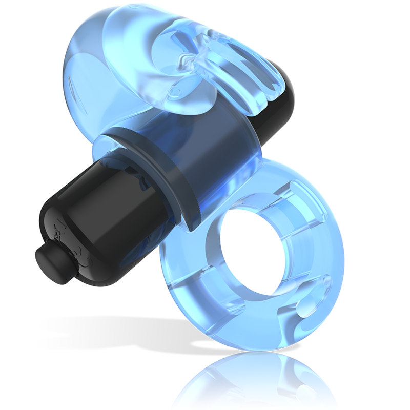 Intense Fry Blue Vibrerande Ring för ökad njutning