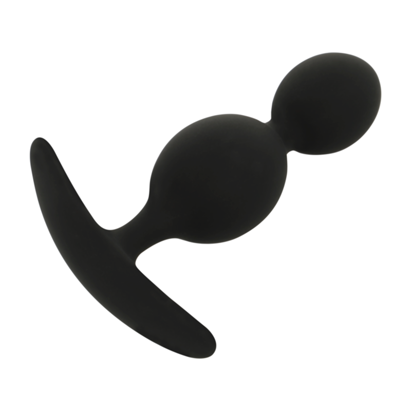 Black&SILVER Orson Plug Silikon 2 Anal Waves 9 cm