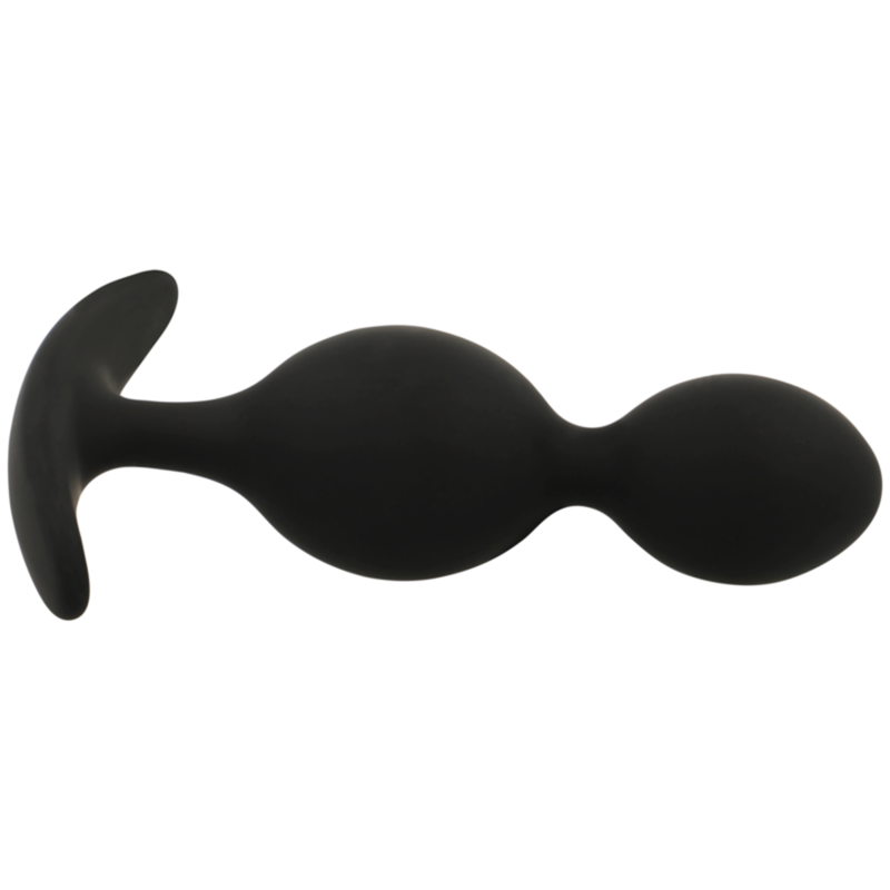 Black&SILVER Orson Plug Silikon 2 Anal Waves 9 cm