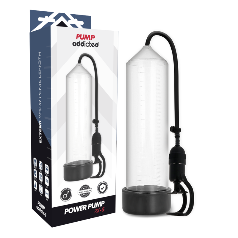 PUMP ADDICTED RX5 TRANSPARENT penispump