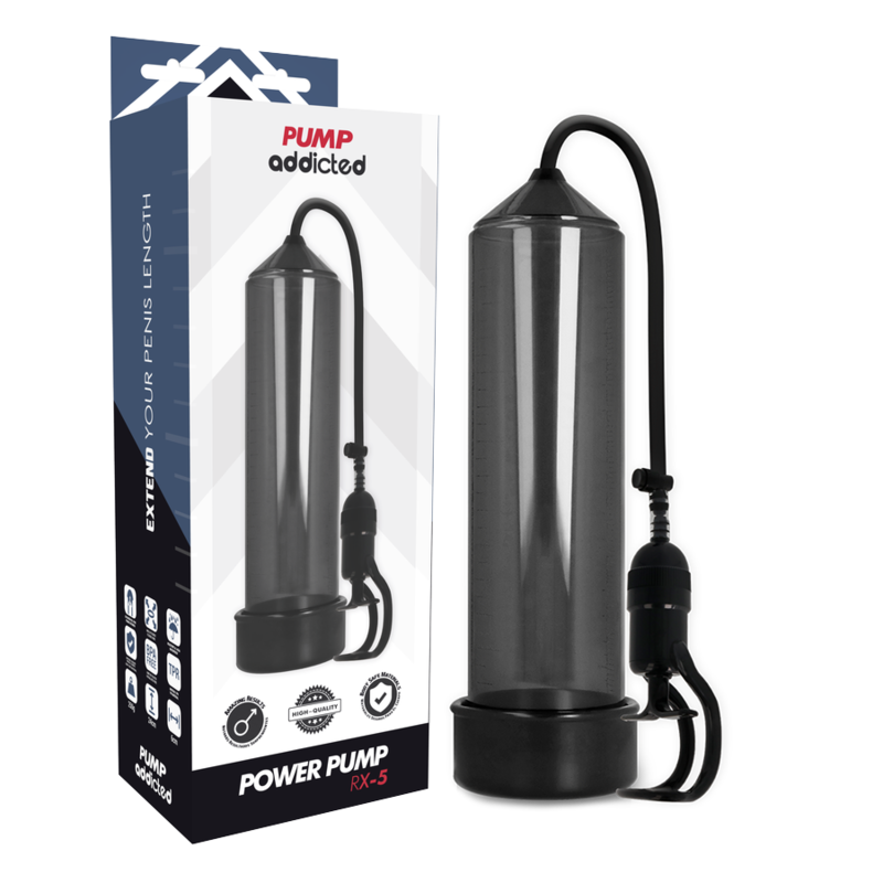 PUMP ADDICTED RX5 BLACK penispump