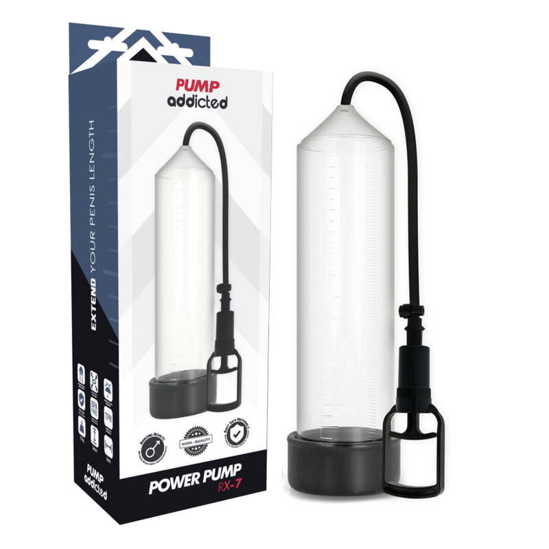 PUMP ADDICTED RX7 TRANSPARENT penisförstoringspump