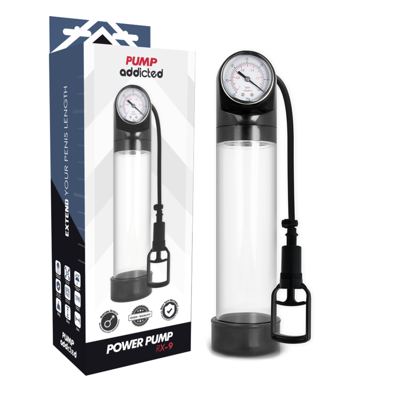 PUMP ADDICTED RX9 TRANSPARENT penispump