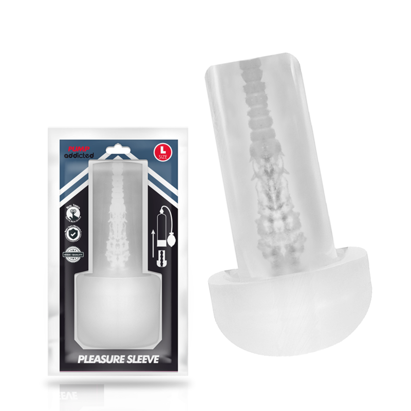 PUMP ADDICTED Pleasure Sleeve masturbator storlek L