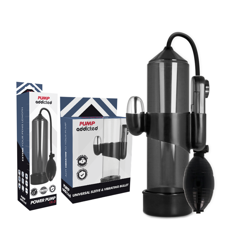 PUMP ADDICTED - RX3 SVART VIBRATOR