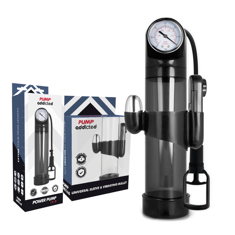 PUMP ADDICTED - RX9 SVART VIBRATOR