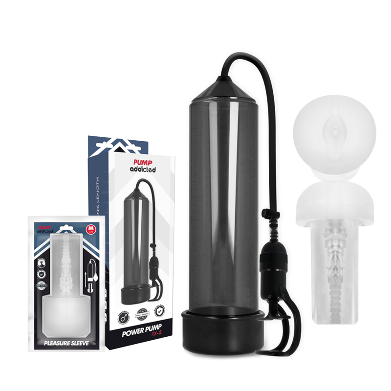 Pump Addicted RX5 svart med masturbator
