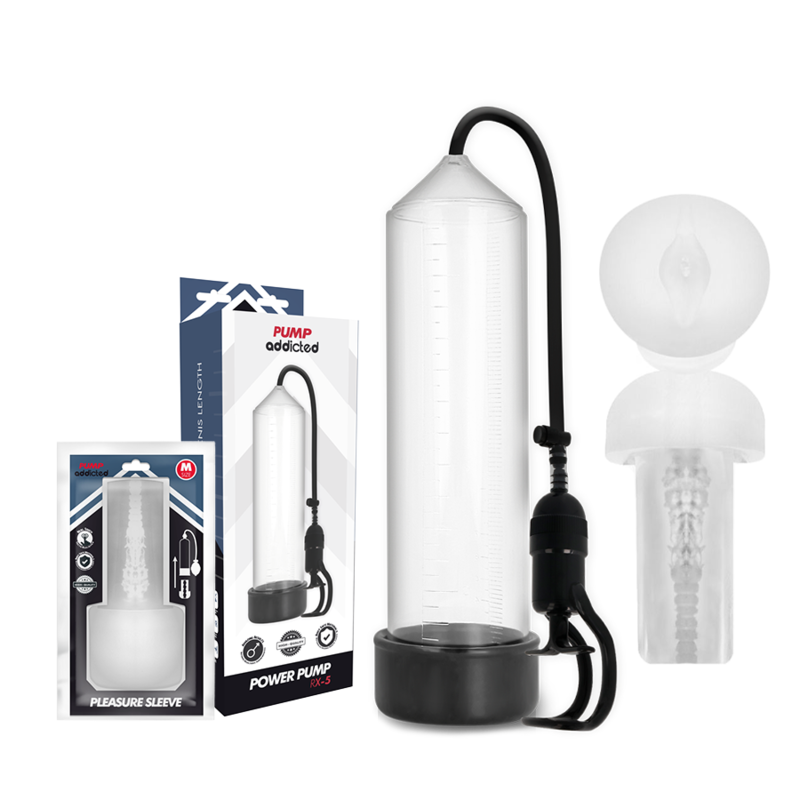 PUMP ADDICTED RX5 transparent med masturbator