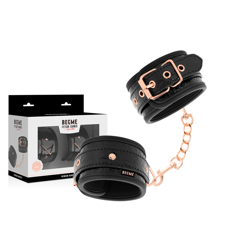 BEGME - BLACK EDITION PREMIUM HANDCUFFS MED NEOPREN FODER