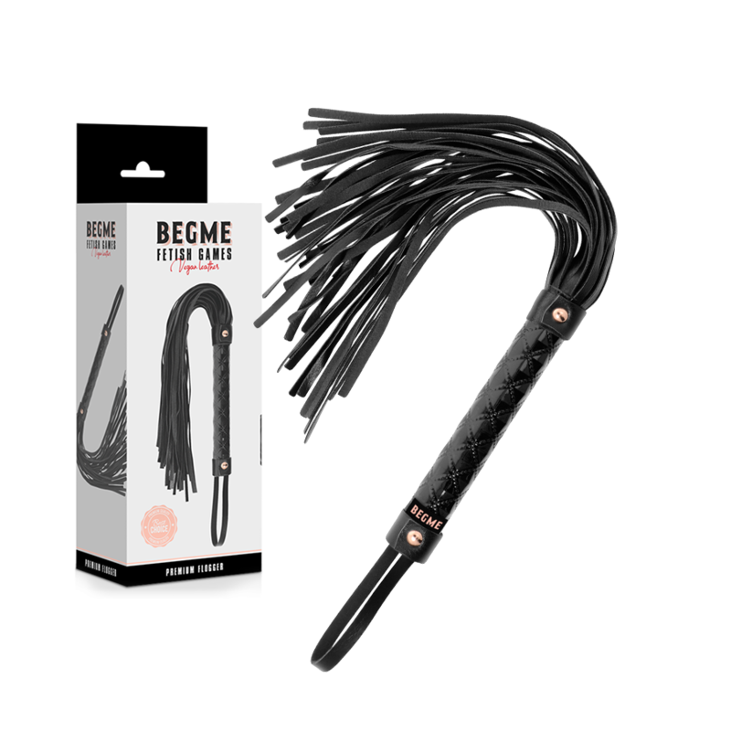BEGME - BLACK EDITION VEGAN LÄDER FLOGGER