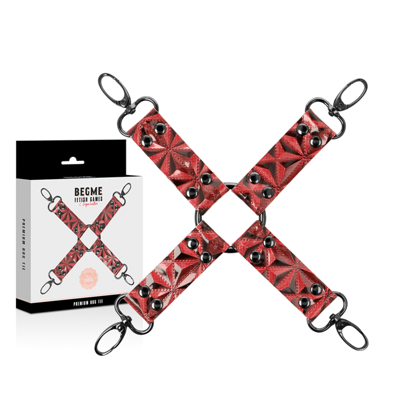 BEGME - RED EDITION PREMIUM VEGAN LÄDER HOG TIE