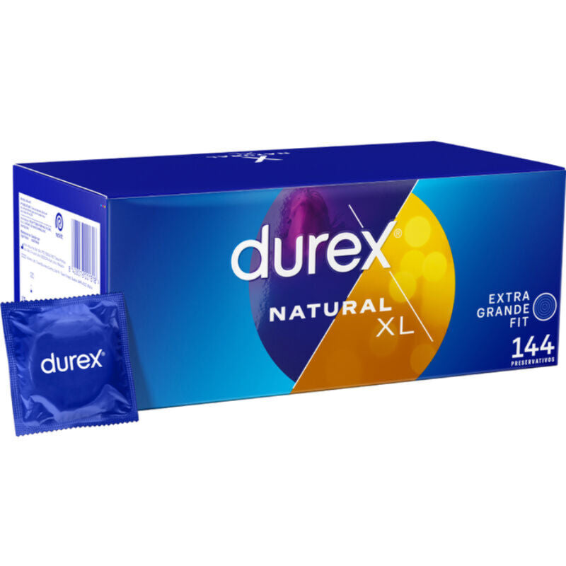 Durex XL extra stora kondomer, 144 enheter