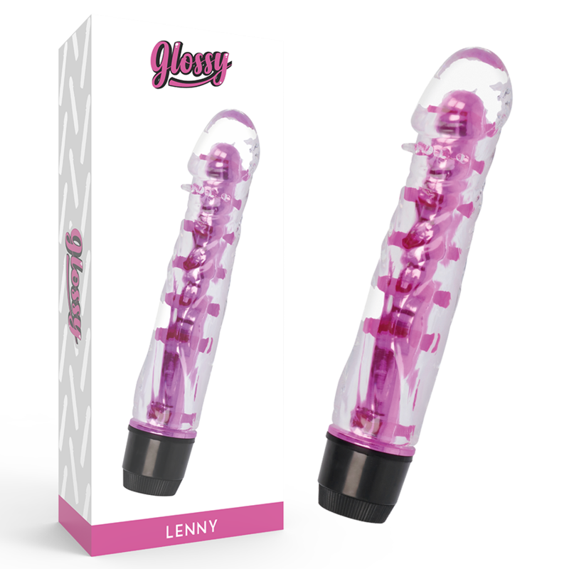 GLOSSY Lenny vibrator i rosa