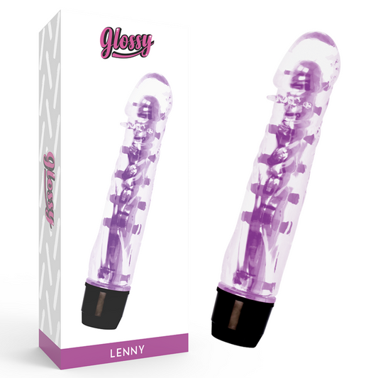 GLOSSY Lenny vibrator i lila