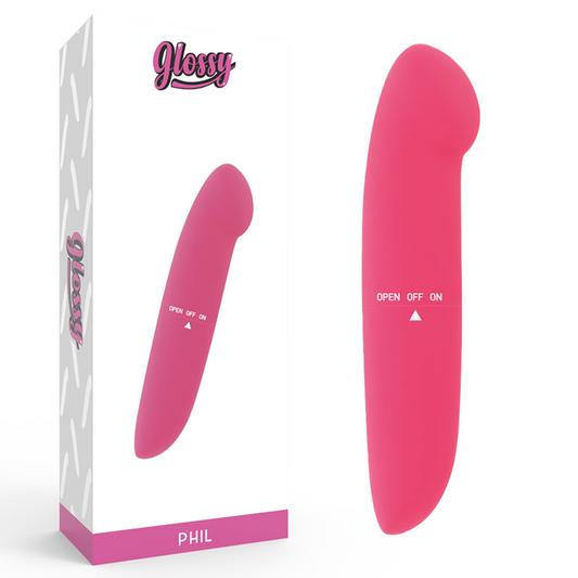 GLOSSY PHIL vibrator rosa