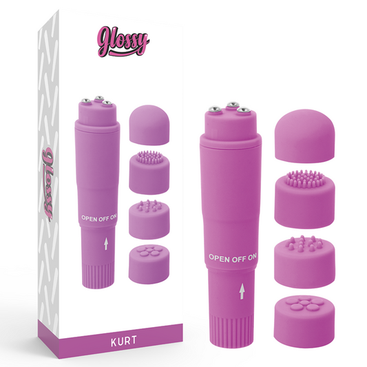 GLOSSY Kurt Pocket Massager i lila