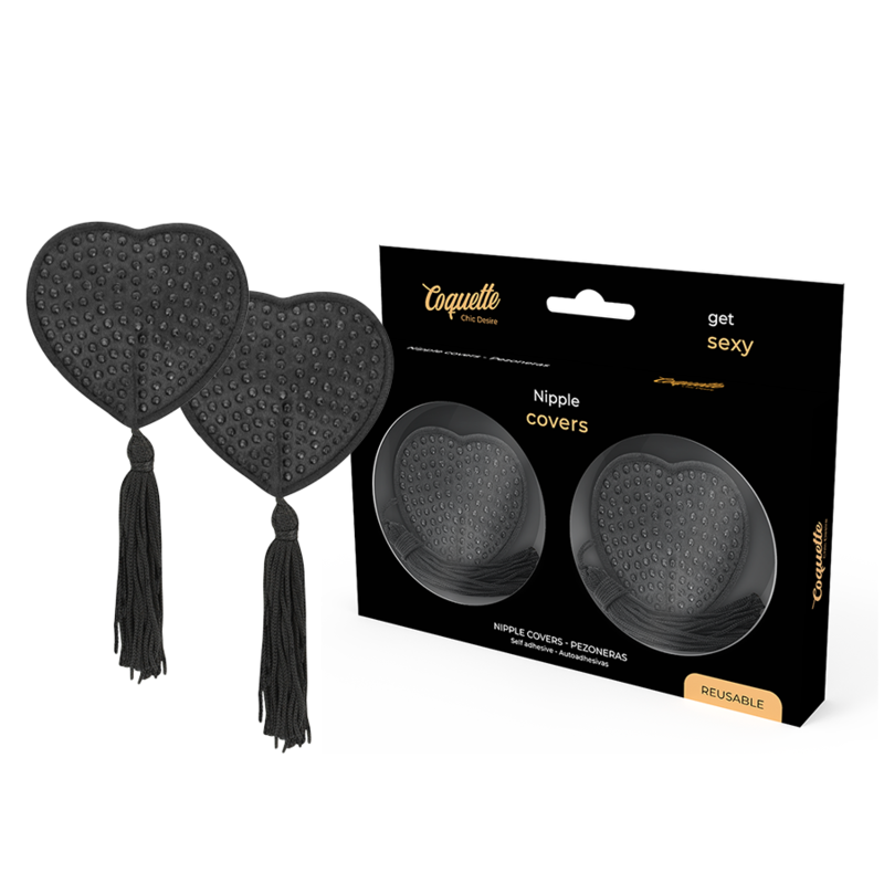 Bröstvårtscovers i svart från Coquette Chic Desire